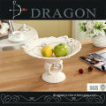 Newly Design Ceramic Fruit Bowl Carved Bowl Big Bowl with Footed